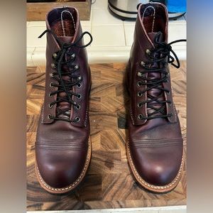 Red Wing Boots - Iron Ranger Model in Oxblood